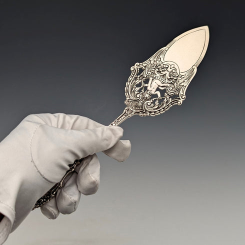 ドイツアンティーク コンチネンタルシルバー製 ペストリーサーバ 61g